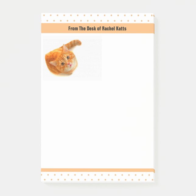 Cat on Post-it® Notes (Front)