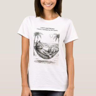 Cat on the Beach T-shirt “I Need a Weekend