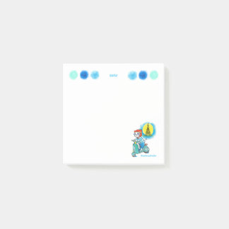 Cat on the bike in Paris Post-it Notes