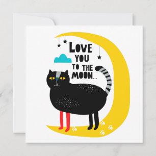 Cat on the moon