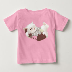 Cat on the Phone Baby T-Shirt