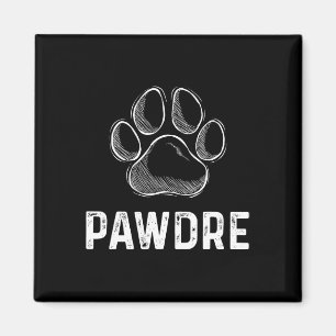 Cat Or Dog Dad Fathers Day Mens Pawdre Gift Magnet