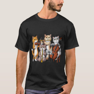 Cat Orchestra Musicians T-Shirt