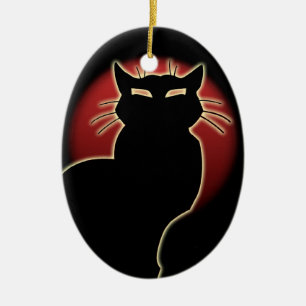 Cat Ornament Personalised Cat Decoration Gift