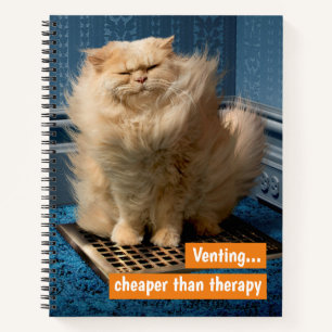 Cat Over Grate Notebook