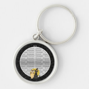 Cat & Owl Halloween Wedding Key Chain