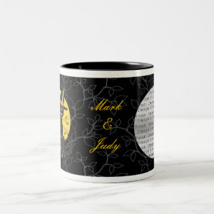 Cat & Owl Halloween Wedding Mug