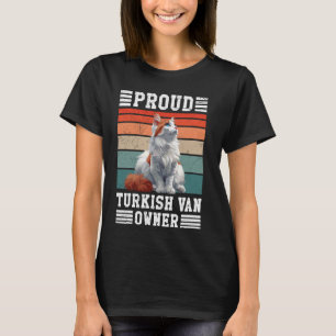 Cat Owner PROUD TURKISH VAN OWNER Cat Father T-Shirt