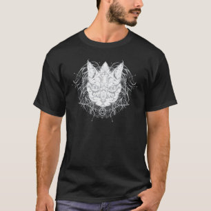 Cat Pagan Witch Wicca Hidden Moon Phases Of Wiccan T-Shirt