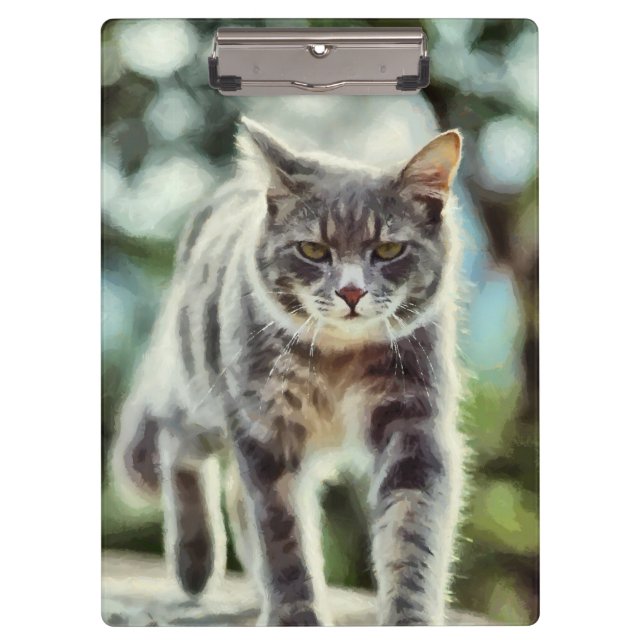 Cat painting clipboard (Front)