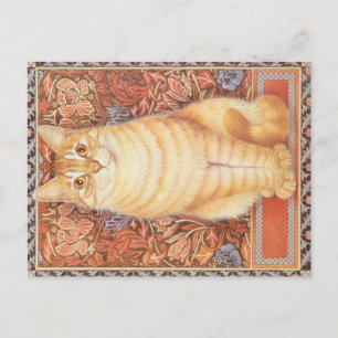 CAT PAINTING POSTCARD