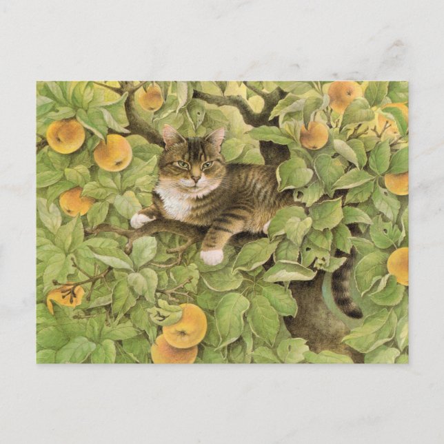 Cat painting postcards  (Front)