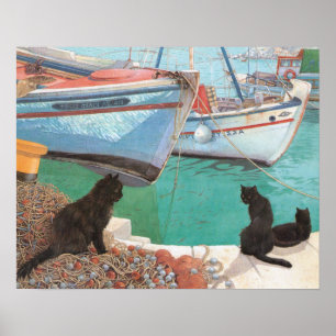 Cat Painting posters 