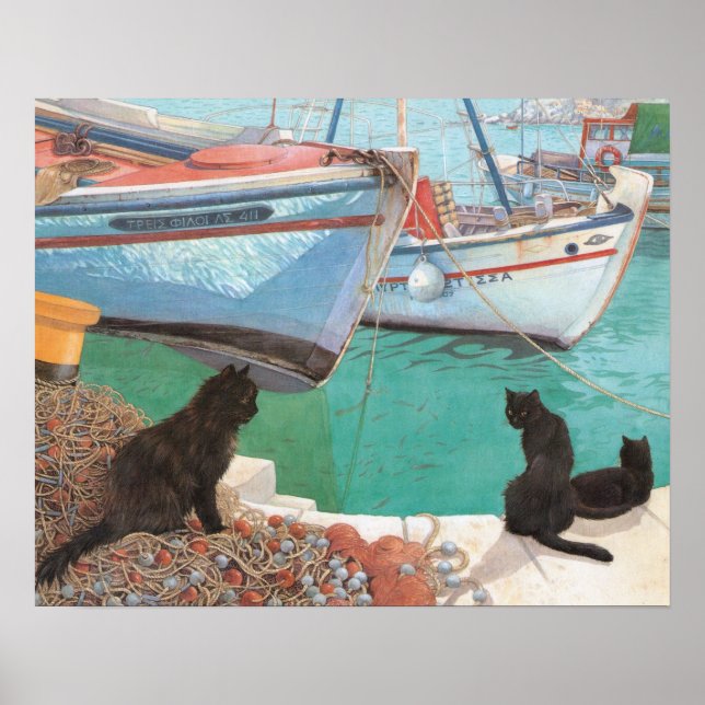 Cat Painting posters  (Front)