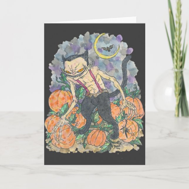 "Cat Pants" Story and Note Card (Front)