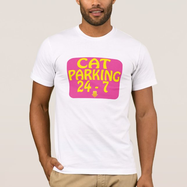 cat parking T-Shirt (Front)