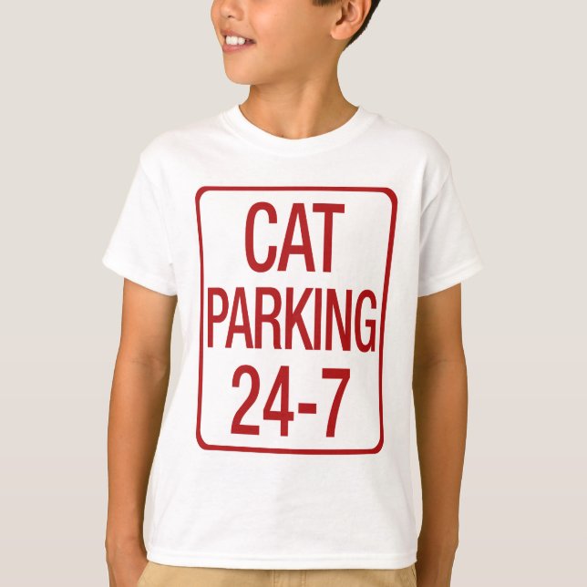 Cat Parking T-Shirt (Front)