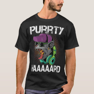 Cat Party DJ Purrty Hard Cat T-Shirt