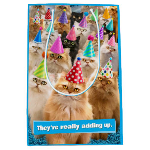 Cat Party Medium Gift Bag