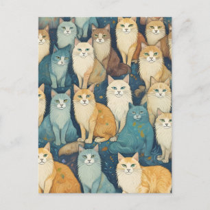 Cat Party Postcard