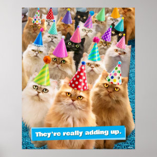 Cat Party Poster