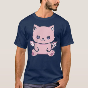 Cat Pastel Goth Cute Kawaii Aesthetic Lover Owner  T-Shirt