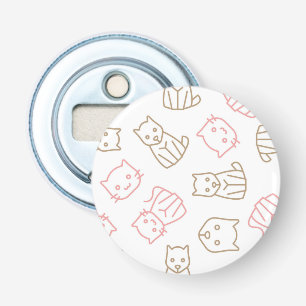 Cat pattern bottle opener
