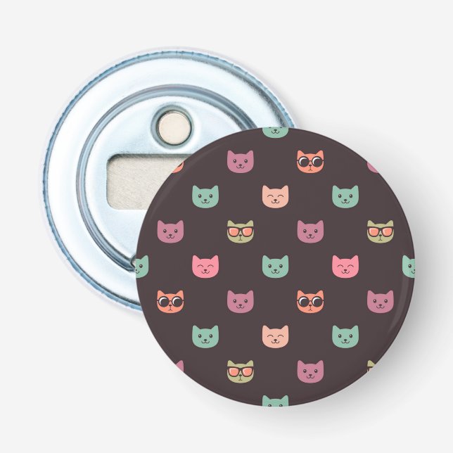 Cat pattern bottle opener (Front)