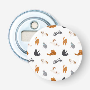Cat pattern bottle opener