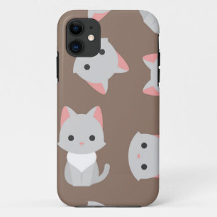 Cat pattern iPhone 11 case
