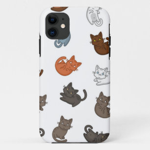 Cat pattern iPhone 11 case