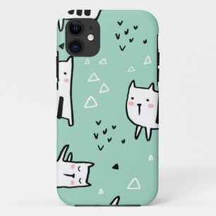 Cat pattern iPhone 11 case