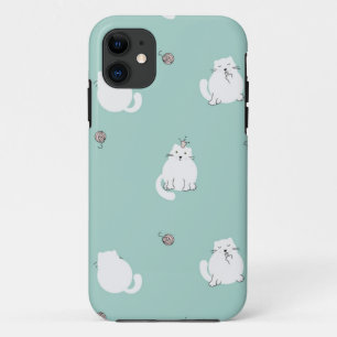 Cat pattern iPhone 11 case