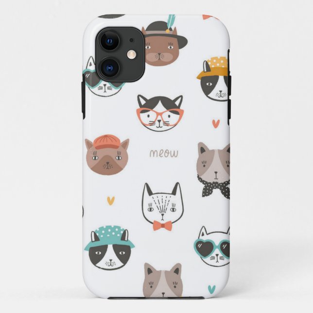 Cat pattern Case-Mate iPhone case (Back)