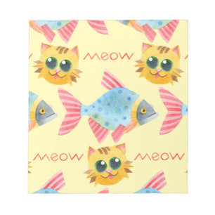  Cat Pattern Cute Colourful Pets Animals    Notepad