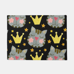 Cat Pattern Cute Pets Animals Doormat