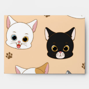 Cat pattern envelope