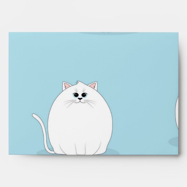 Cat pattern envelope (Front)