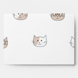 Cat pattern envelope
