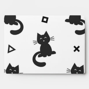 Cat pattern envelope
