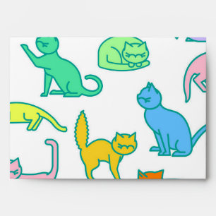 Cat pattern envelope