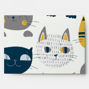 Cat pattern envelope