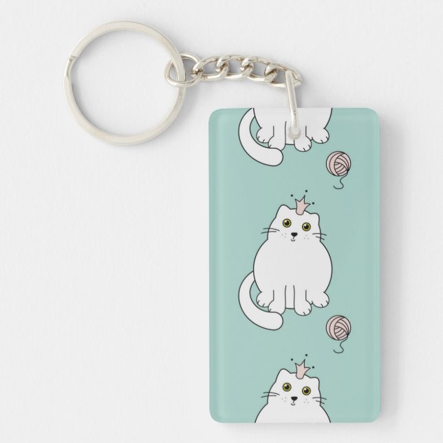 Cat pattern key ring (Front)