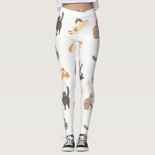 Cat pattern leggings