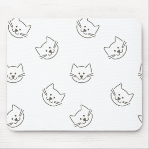 Cat pattern mouse pad