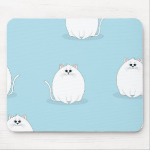 Cat pattern mouse pad
