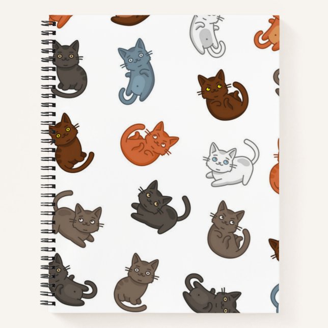 Cat pattern notebook (Front)