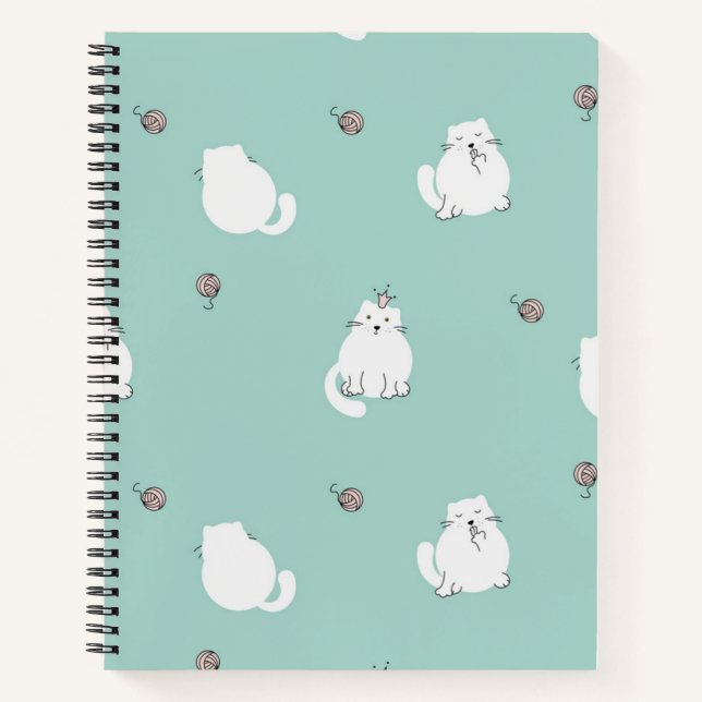 Cat pattern notebook (Front)