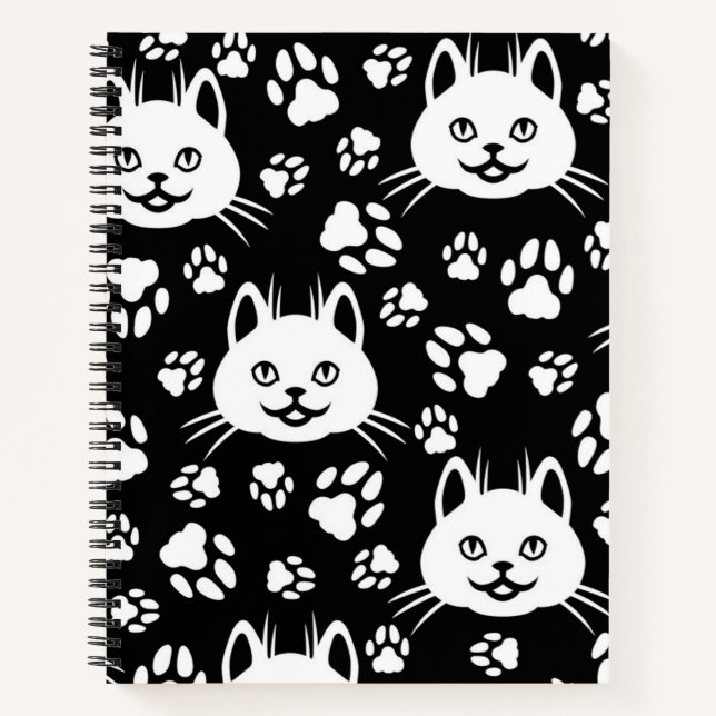 Cat pattern notebook (Front)