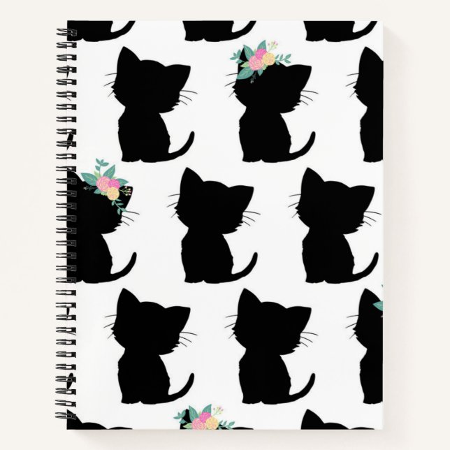 Cat pattern notebook (Front)